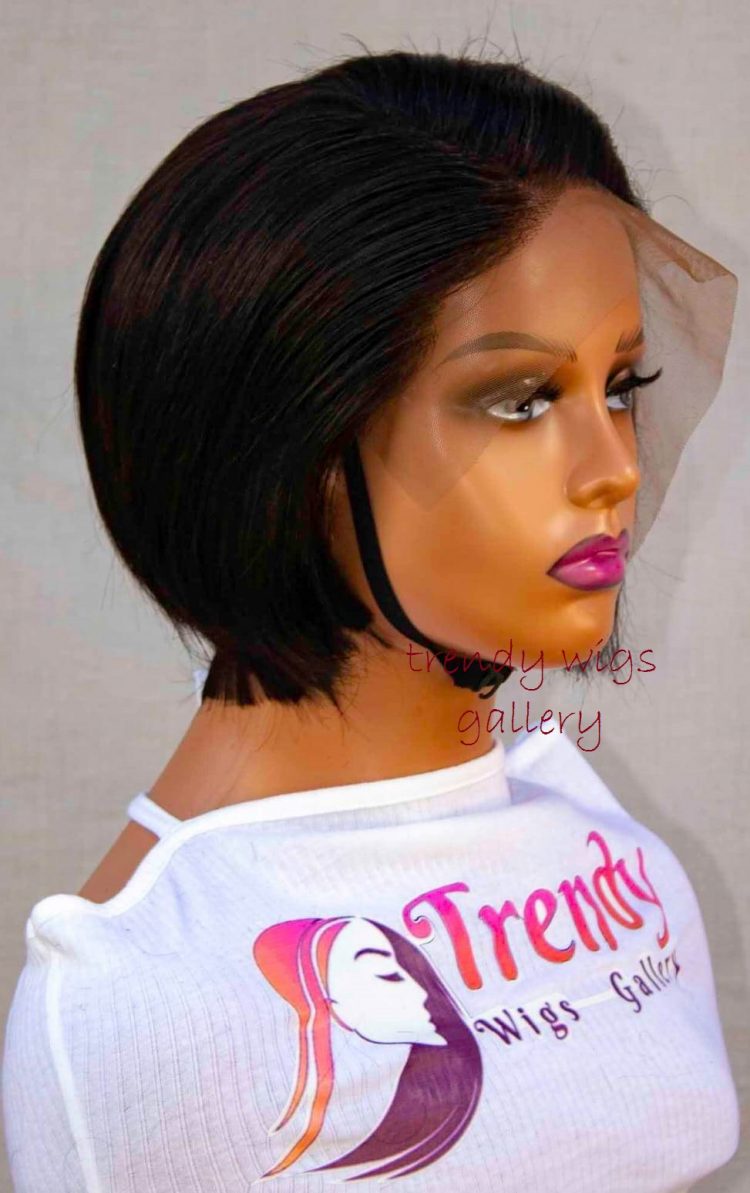 Brazilian Lace Front Short Razor Cut Bob Wig Trendy Wigs Gallery