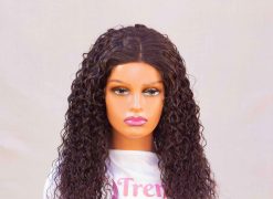 Brazilian Virgin Human Hair Water Wave 4x4 Lace Closure Wig