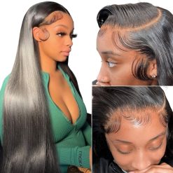Brazilian 13x4 HD Transparent Lace Frontal Wig