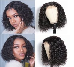 10inch Brazilian Bob Water wave Wig 