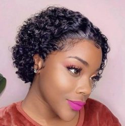 Brazilian Curly Pixie