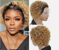 Ombre Brazilian Curly Pixie