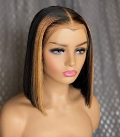 10inch Brazilian Lace Frontal Ombre Highlight