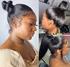 20inch Brazilian 360 Straight Full Lace Frontal Wig