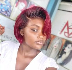 Brazilian Ombre Short Pixie Cut Lace Frontal Wig