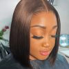 10inch Brazilian Brown Lace Frontal Bob Wig